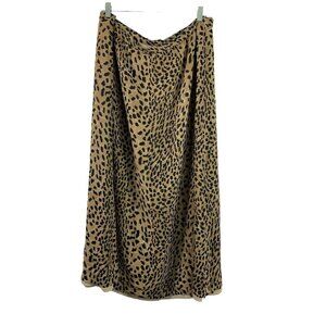 Josephine Chaus Women's Animal Print Long Skirt